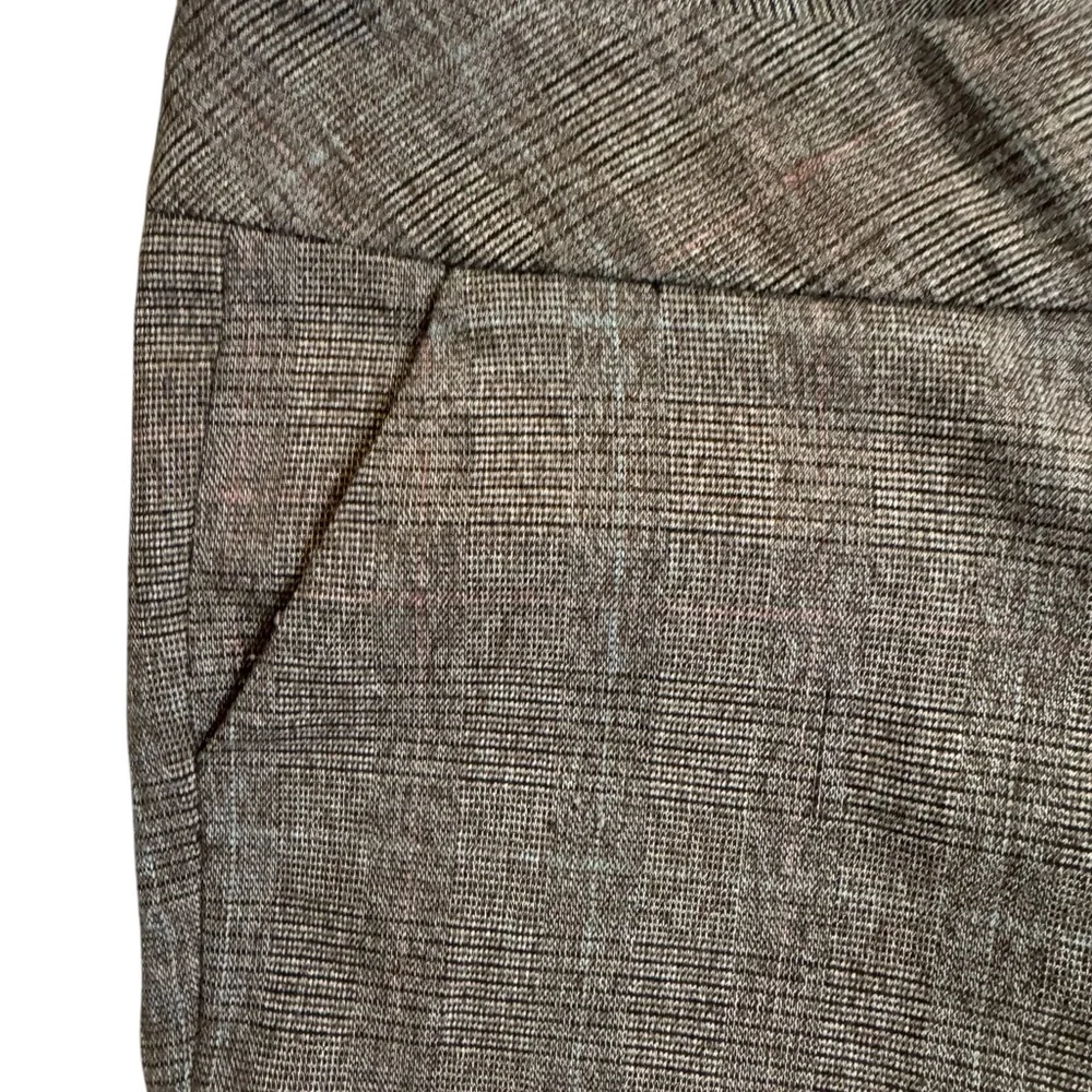 Fresh & Wear Plaid Bermuda Shorts Brown Tailored High Rise Women’s Medium